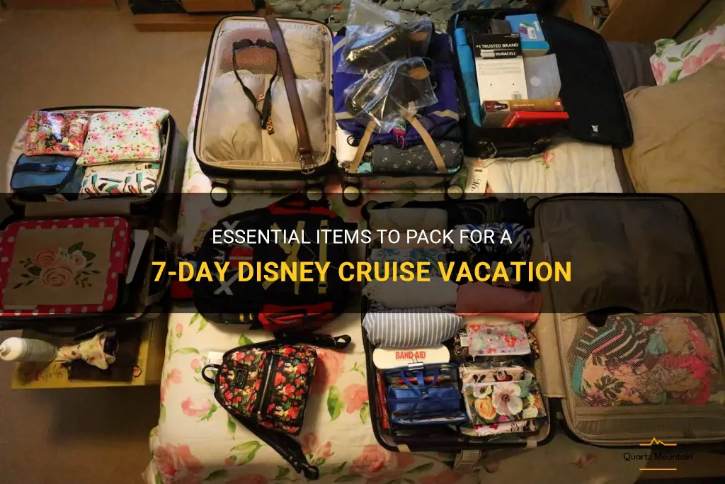 what to pack on a 7 day disney cruise