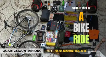 Essential Items to Pack for a Bike Ride