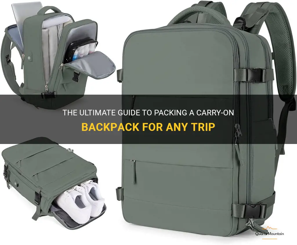 what to pack on a carry on backpack
