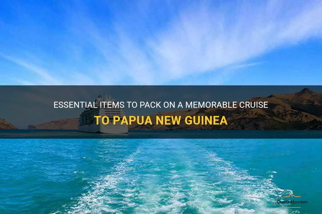 what to pack on a cruise to papua new guinea