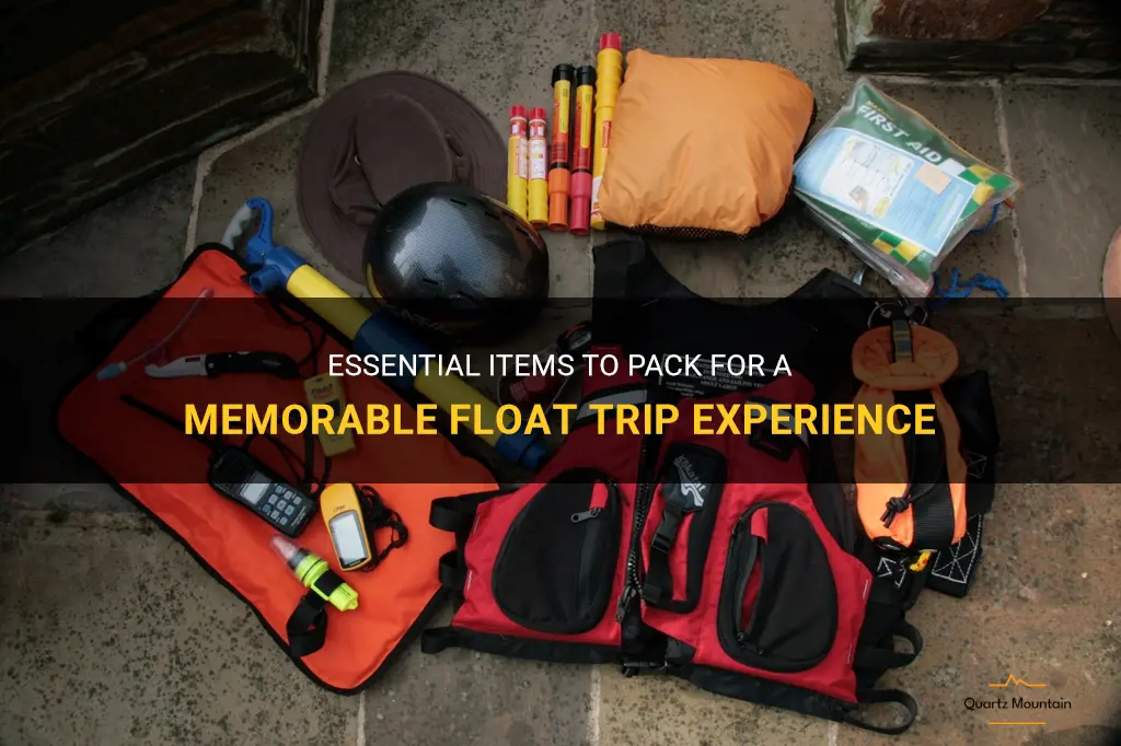 what to pack on a float trip