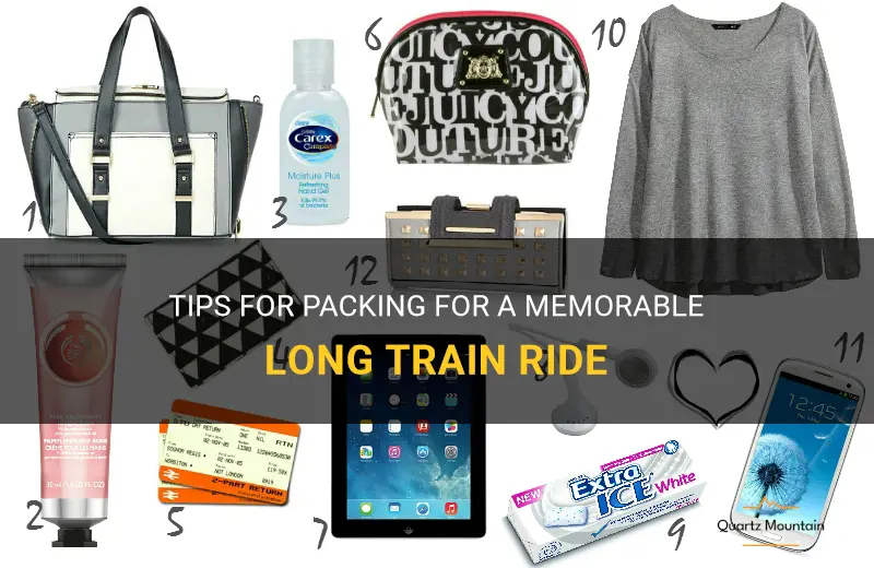 what to pack on a long train ride