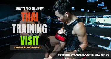 Essential Items to Pack for a Muay Thai Training Visit