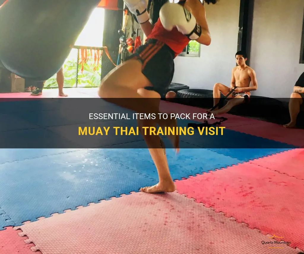 what to pack on a muay thai training visit