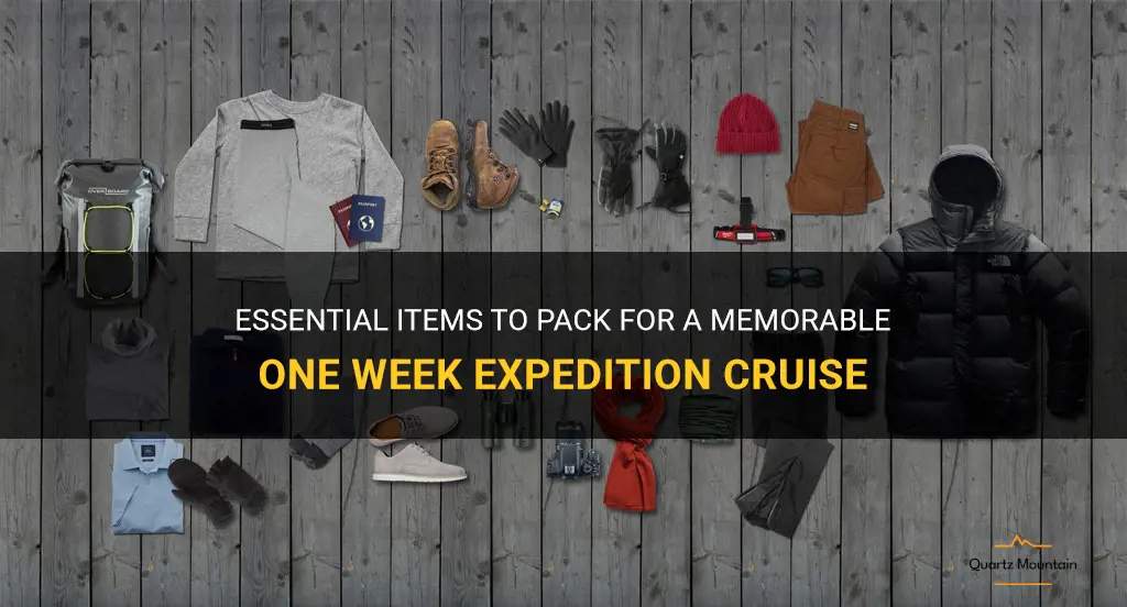 what to pack on a one week expedition cruise