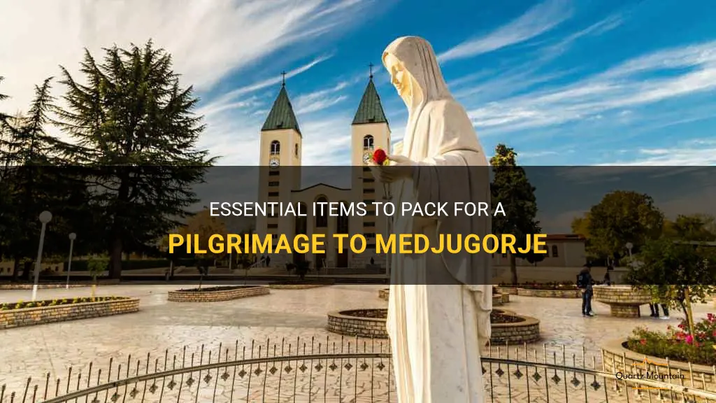what to pack on a pilgrimage to medjugorje