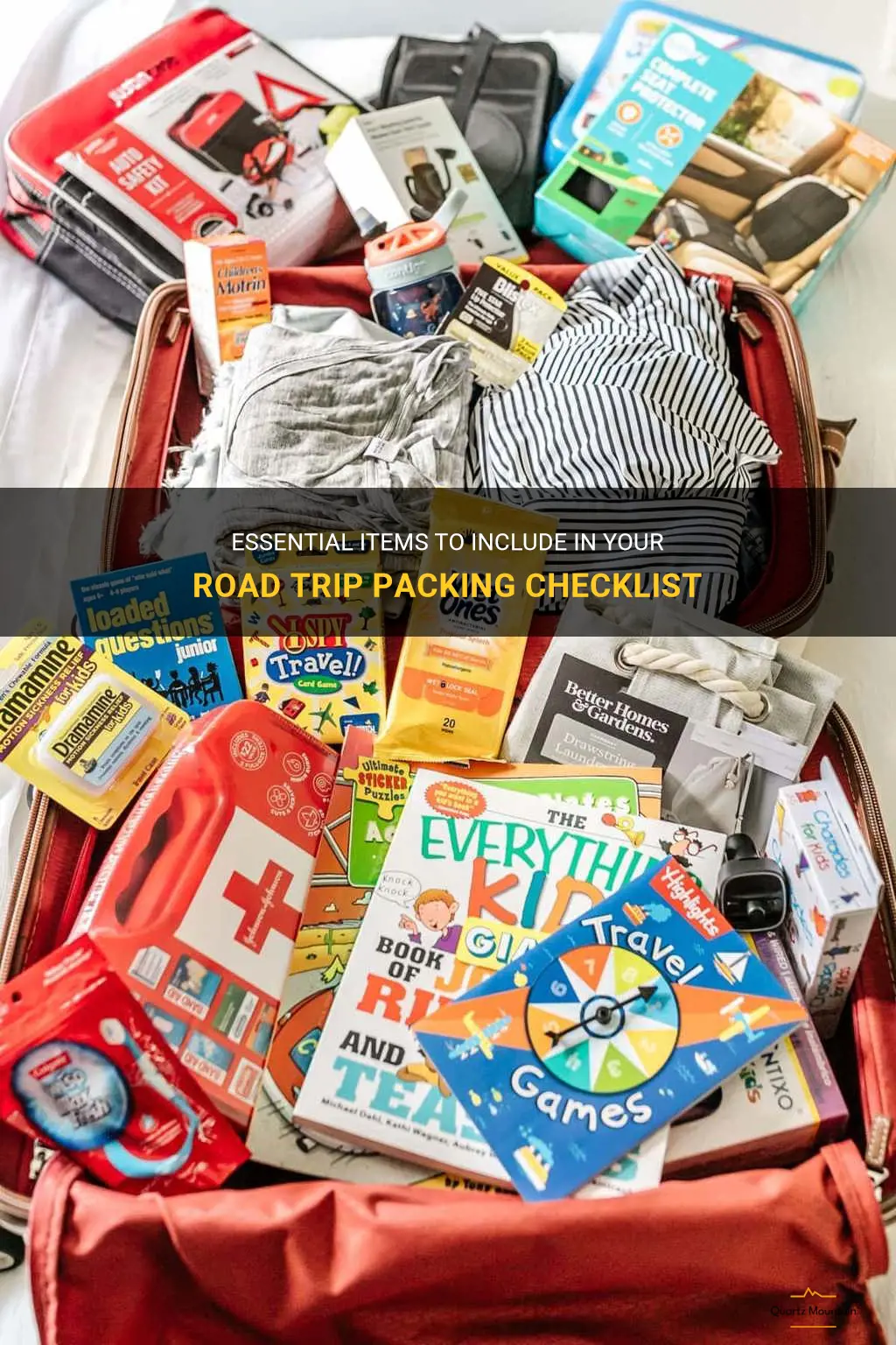 what to pack on a road trip checklist