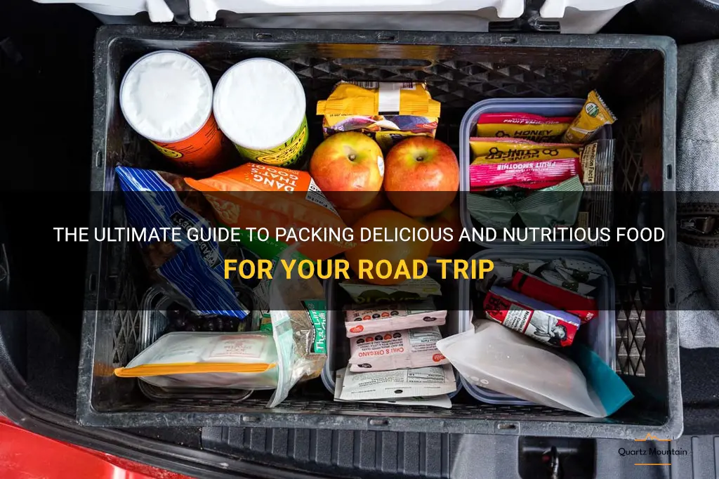 what to pack on a road trip food