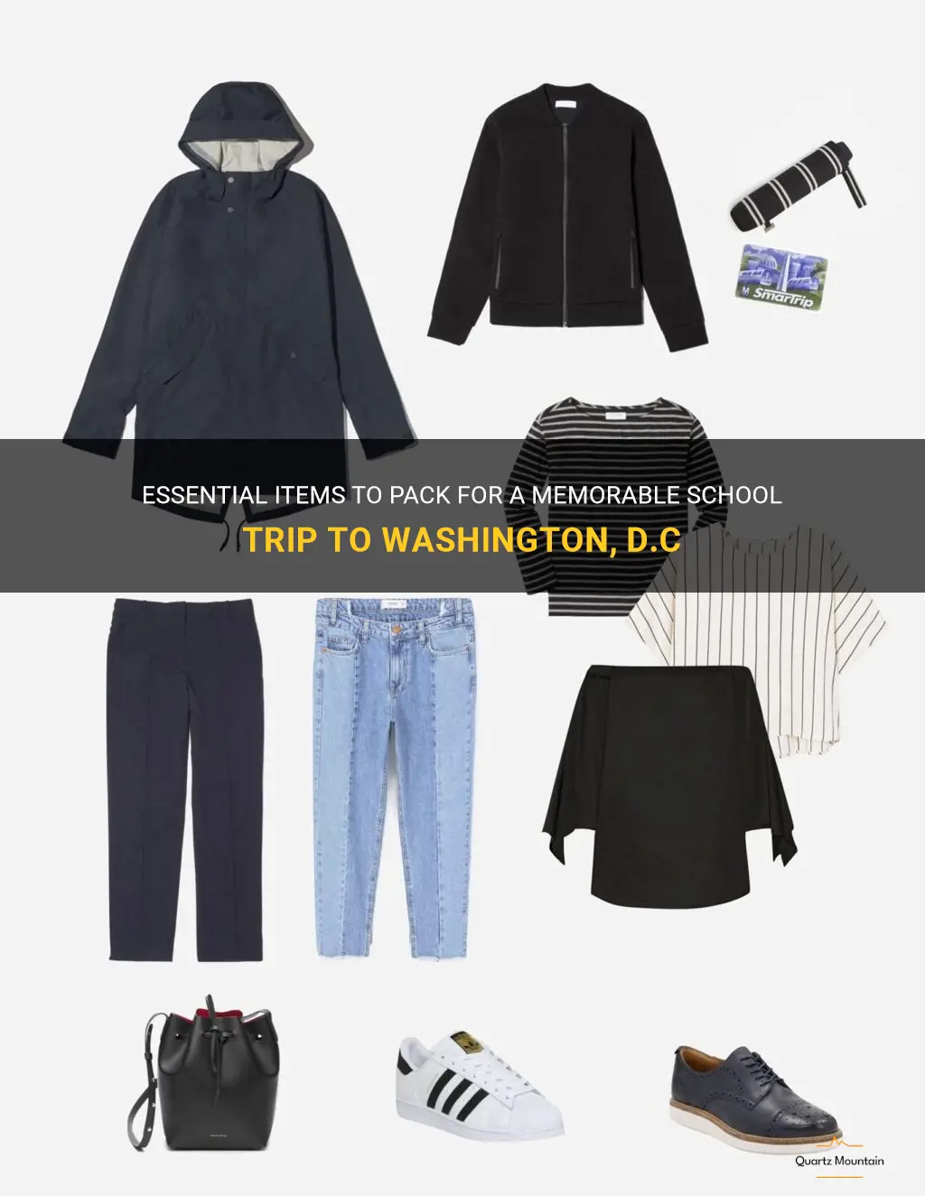 what to pack on a school trip to dc
