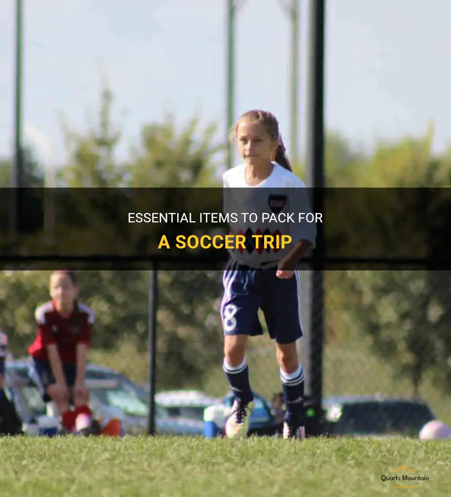 what to pack on a soccer trip