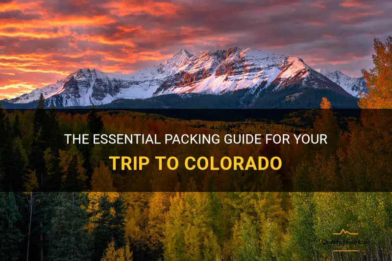 what to pack on a trip to colorado