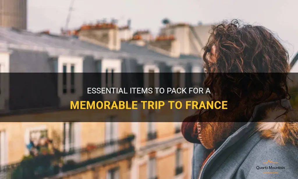 what to pack on a trip to france