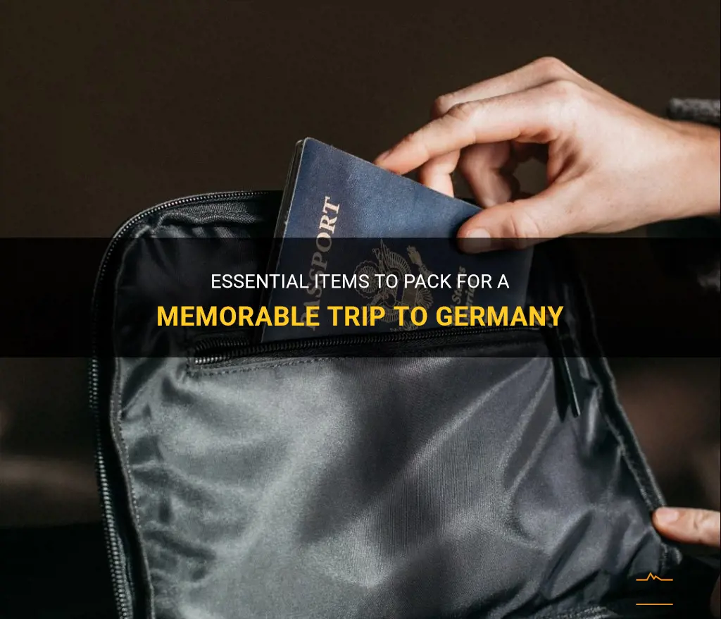 what to pack on a trip to germany