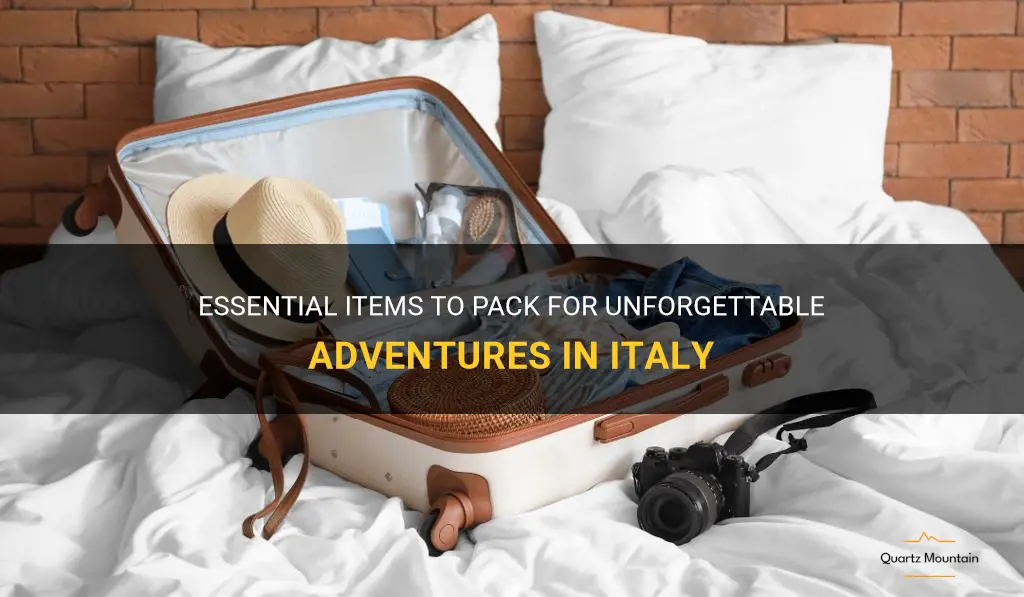 what to pack on a trip to italy