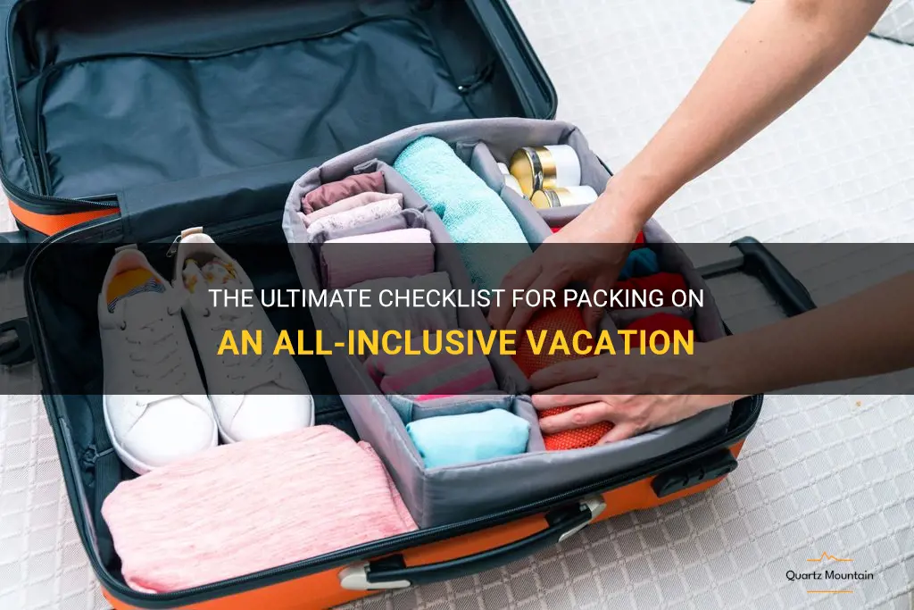 what to pack on all inclusive vacation