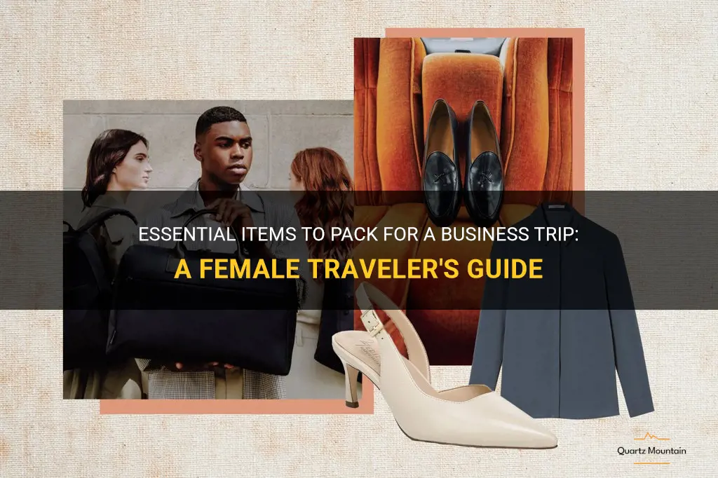 what to pack on business trip female