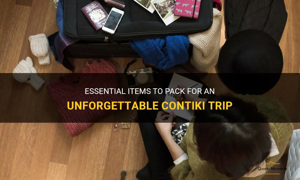 what to pack on contiki