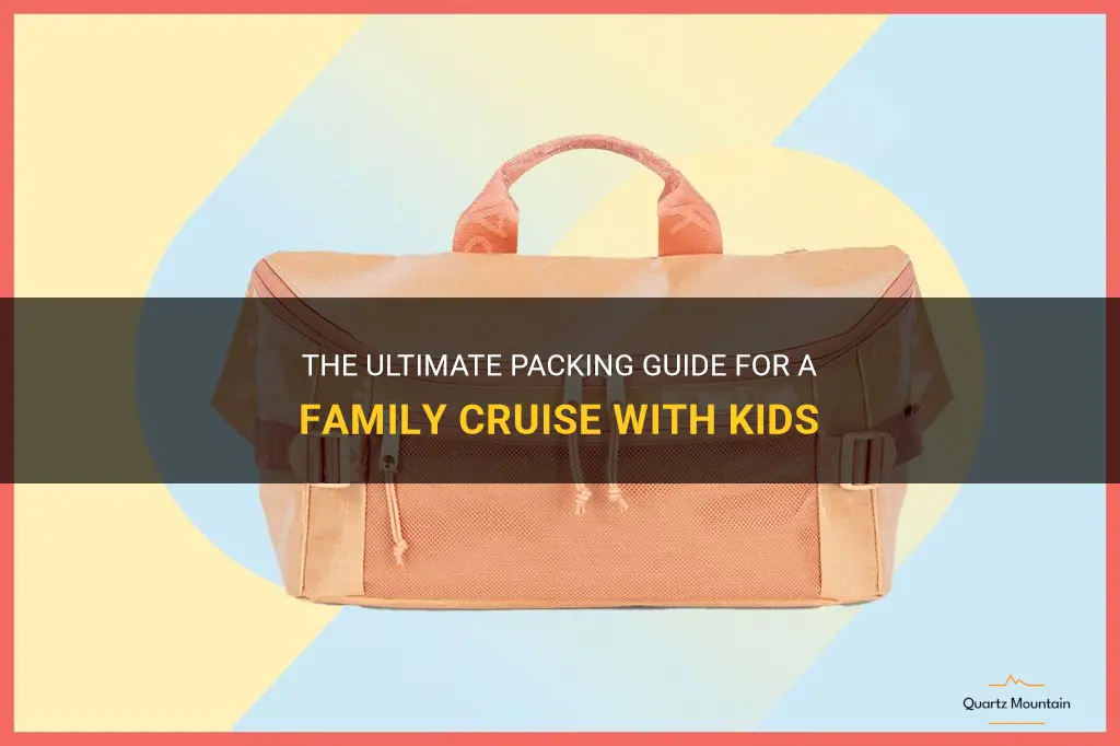 what to pack on cruise with kids
