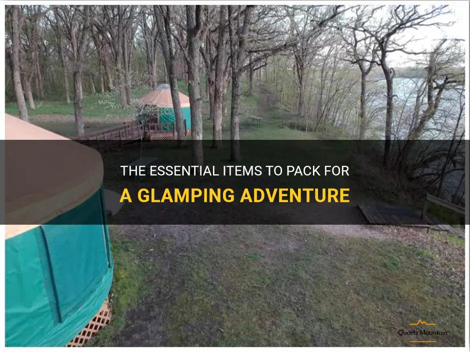 what to pack on glamping trip