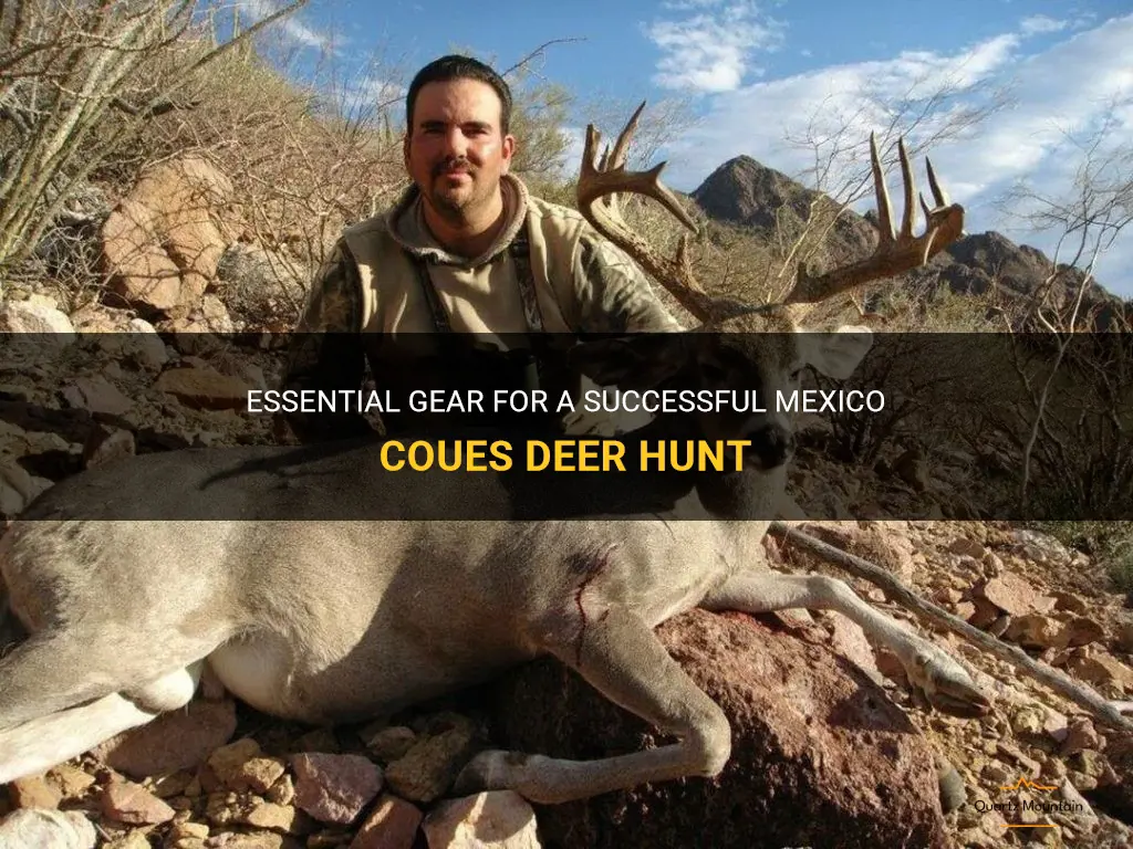 what to pack on mexico coues deer hunt