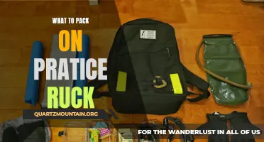 The Essential Gear Checklist for a Practice Ruck: Everything You Need to Pack