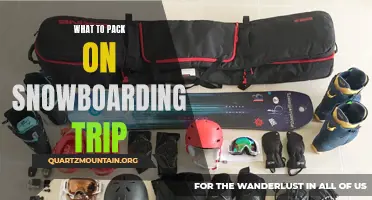 Essential Items to Pack on Your Snowboarding Trip