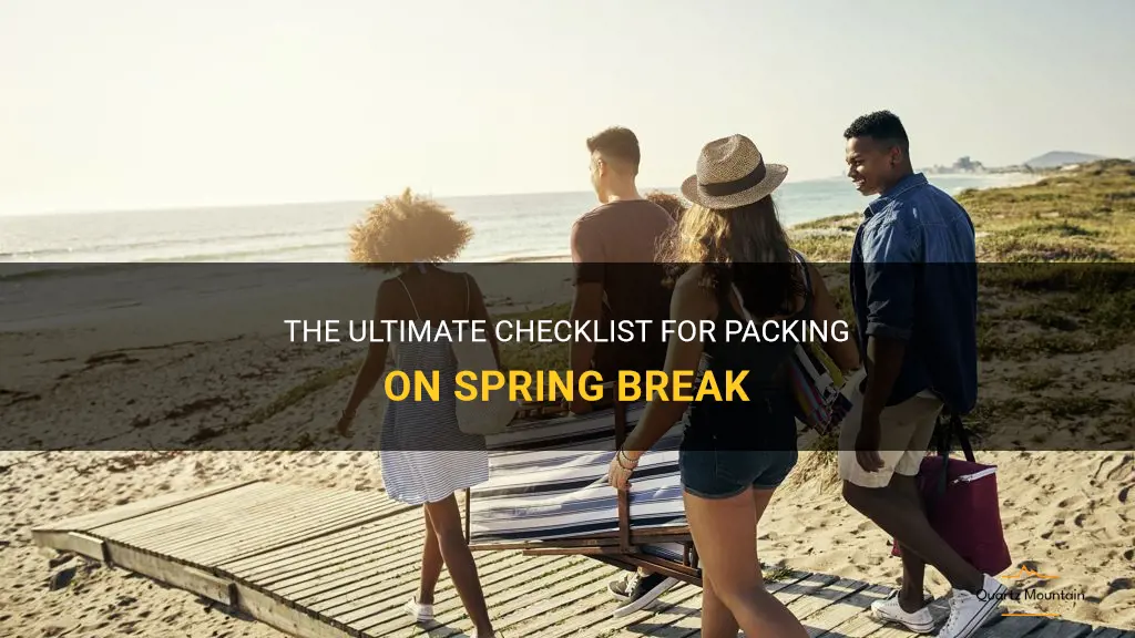 what to pack on spring break