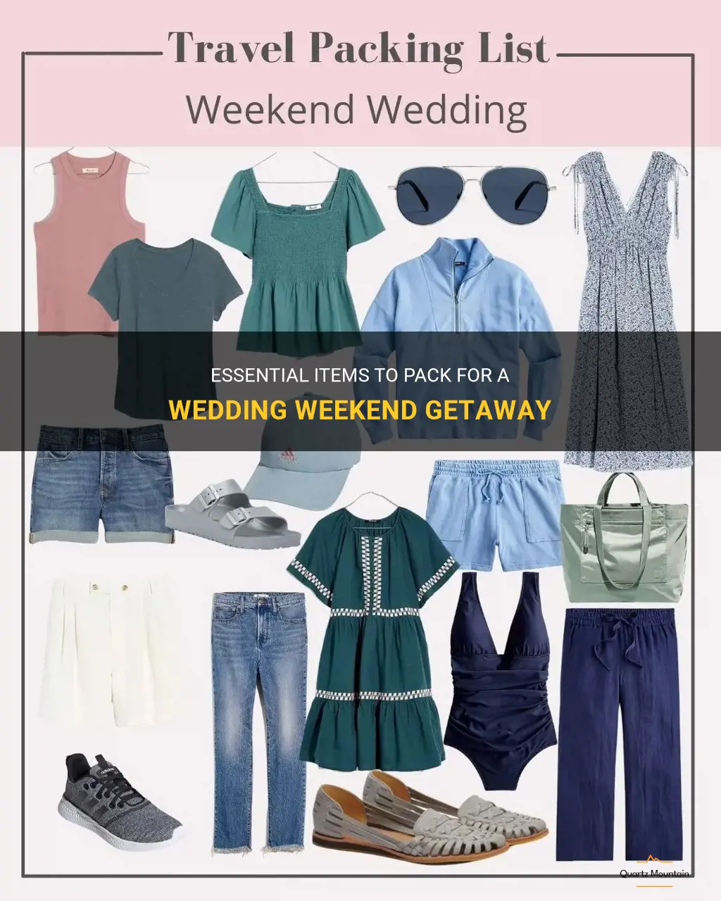 what to pack on weekend trip wedding