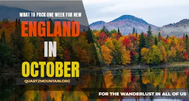 Essential Packing List for Exploring New England in October: A Week's Worth of Must-Haves