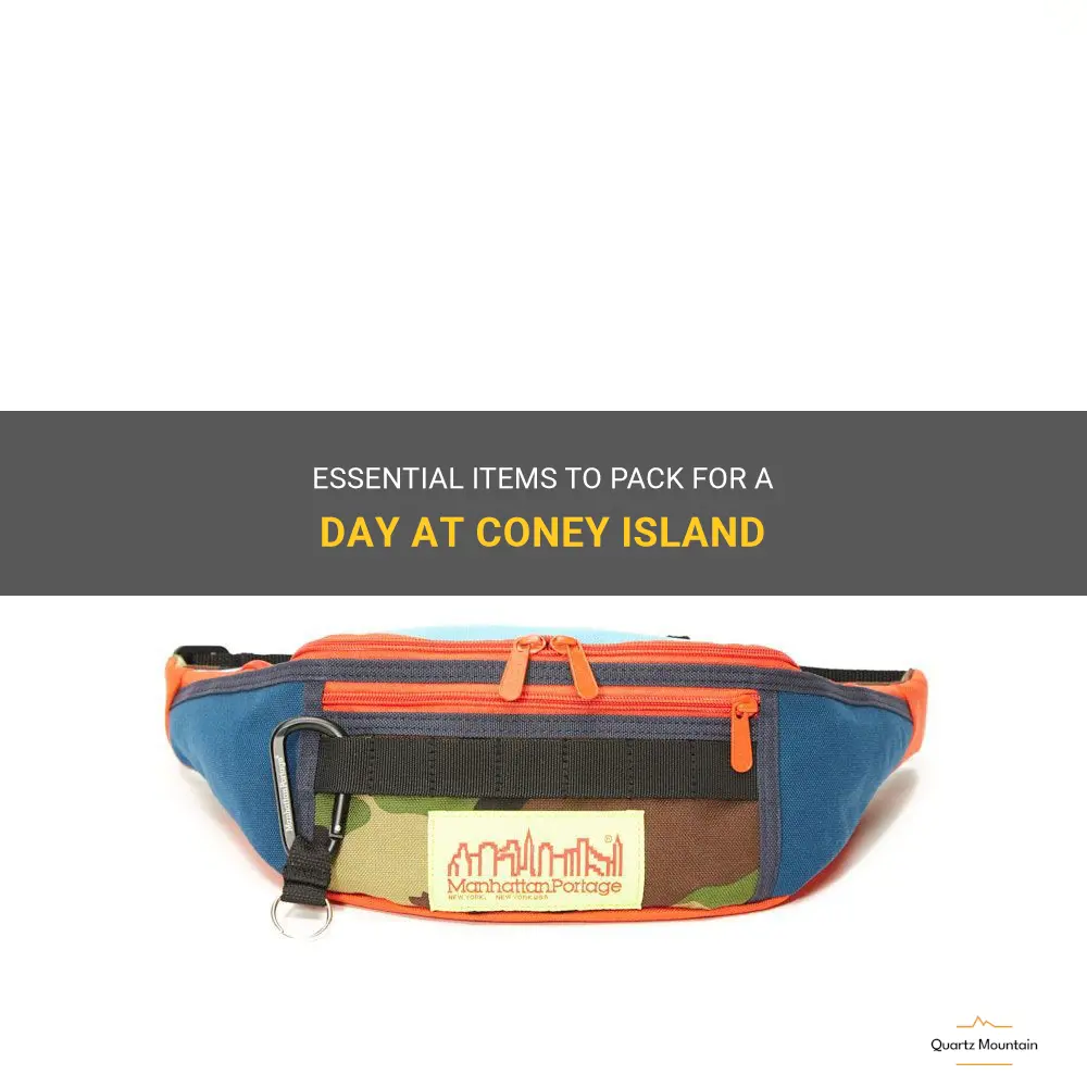 what to pack or bring to coney island