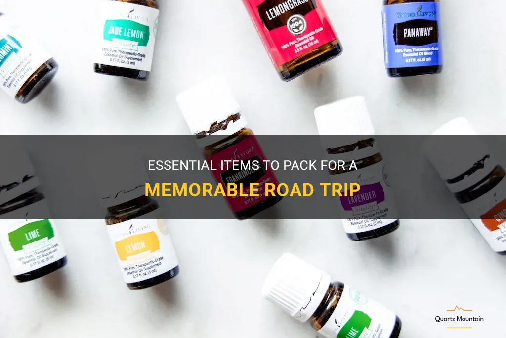 what to pack road trip medications etc
