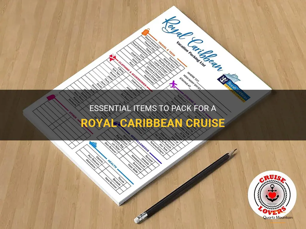 what to pack royal caribbean