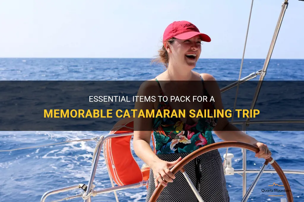 what to pack sailing trip catamaran