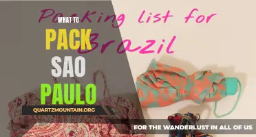Essential Items to Pack for a Trip to São Paulo