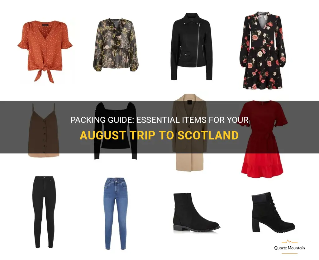 what to pack scotland august