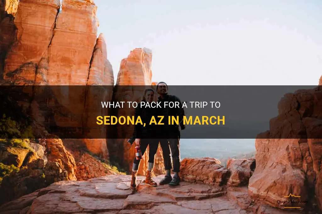 what to pack sedona az in march