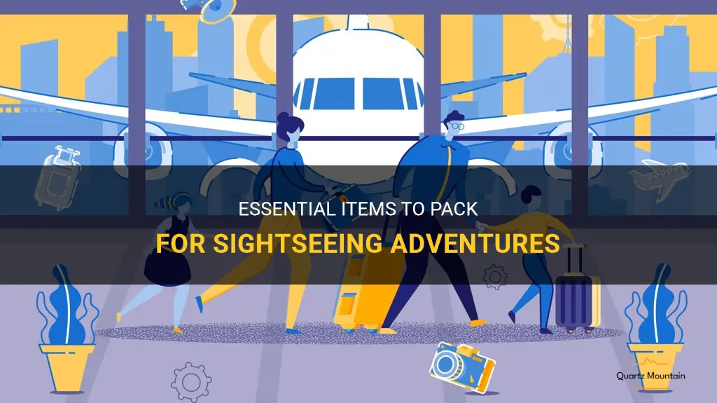 what to pack sightseeing