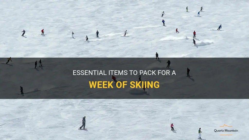 what to pack skiing for a week