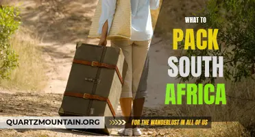 Essential Items to Pack for a Trip to South Africa