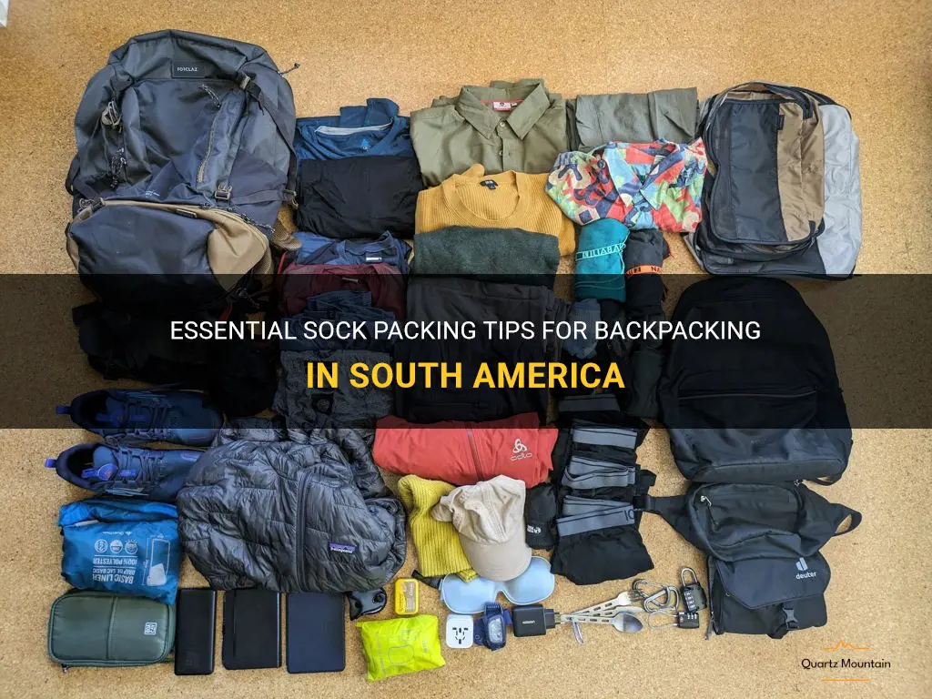 what to pack south america backpack socks