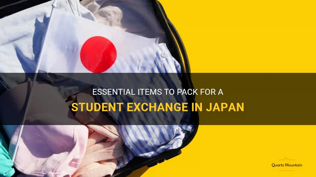 what to pack student exchange to japan