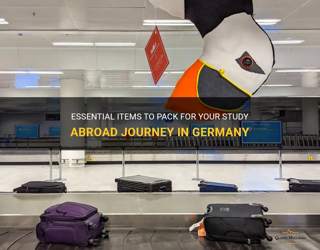 what to pack study abroad germany