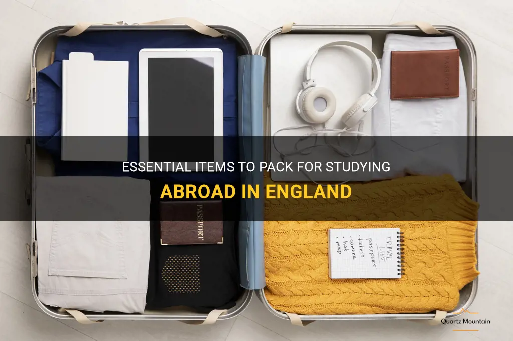what to pack study abroad in england