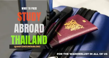 Essential Items to Pack for Studying Abroad in Thailand