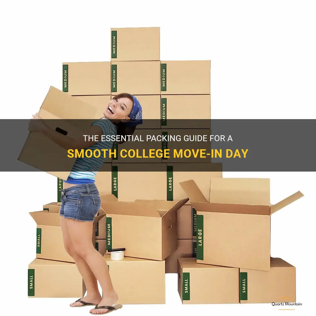 what to pack stuff in for move in day college