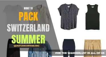 Essential Items to Pack for a Memorable Summer in Switzerland