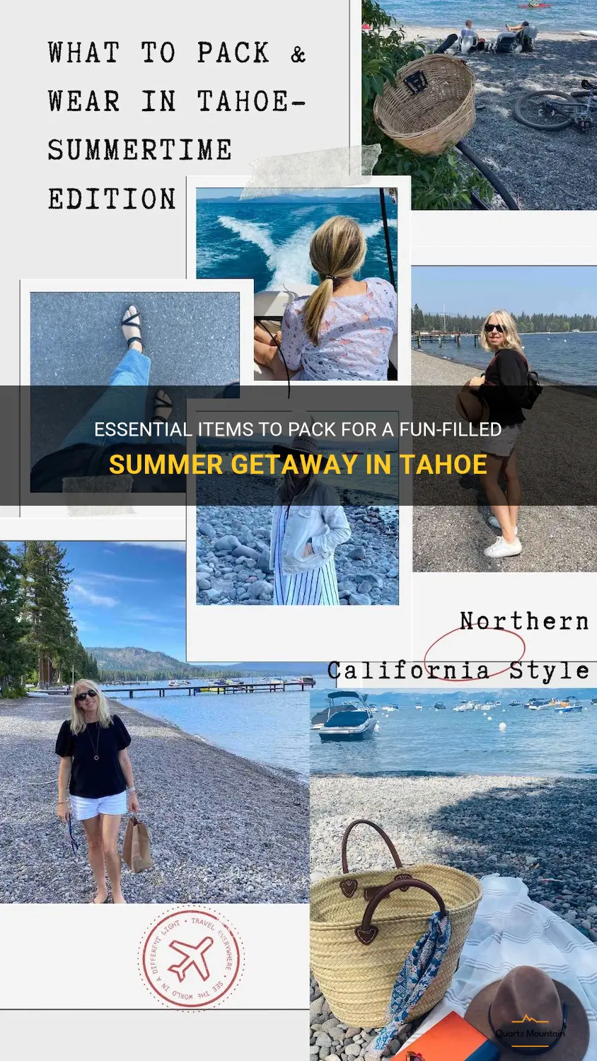 what to pack tahoe summer