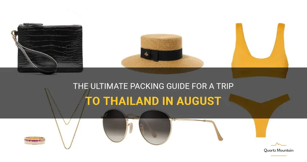 what to pack thailand august