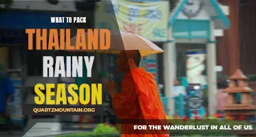 Essential Items to Pack for the Rainy Season in Thailand