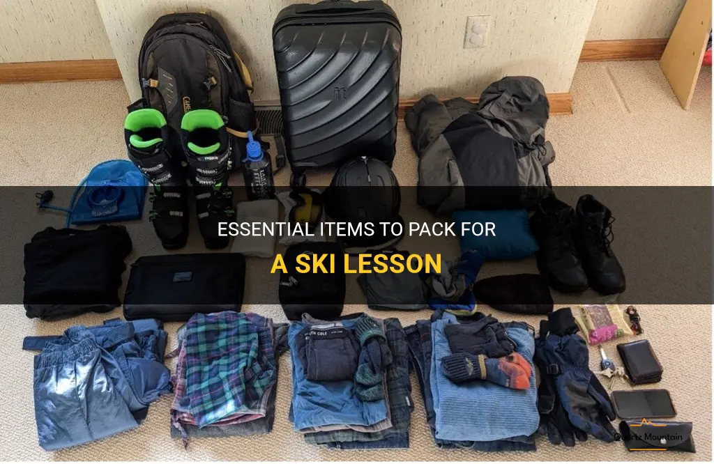 what to pack to a ski lesson